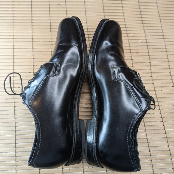 Florsheim Mens Midtown Plain Toe Oxford Black Leather Size 11EEE.   Great Condit - Picture 7 of 11